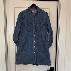 Madewell Blue Denim Button-Up Jacket